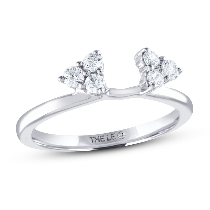 Main Image 1 of THE LEO Diamond Enhancer Ring 1/3 ct tw Round-cut 14K White Gold