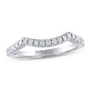 Thumbnail Image 1 of THE LEO Diamond Wedding Band 1/5 ct tw Round-cut 14K White Gold