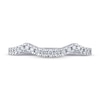 Thumbnail Image 3 of THE LEO Diamond Wedding Band 1/5 ct tw Round-cut 14K White Gold