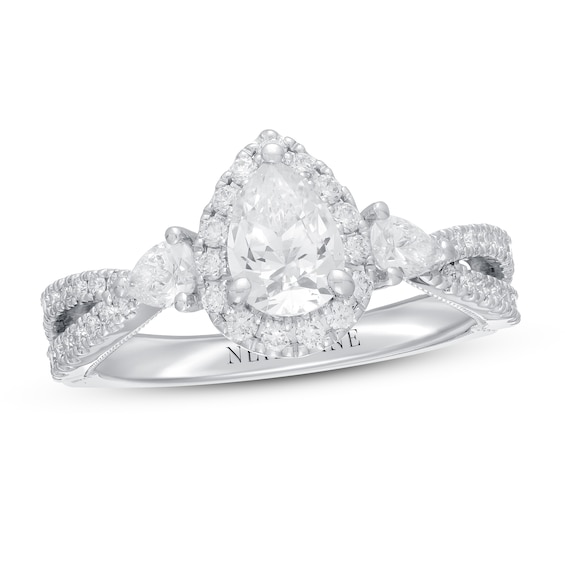 Neil Lane Premiere Diamond Engagement Ring 1-3/8 ct tw Princess/Round ...