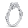 Thumbnail Image 1 of Neil Lane Premiere Diamond Engagement Ring 1-3/8 ct tw Princess/Round 14K White Gold