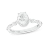 Thumbnail Image 1 of Neil Lane Premiere Diamond Engagement Ring 1-1/2 ct tw Oval/Pear/Round 14K White Gold