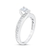 Diamond Engagement Ring 1 ct tw Pear & Princess 14K White Gold