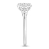 Thumbnail Image 3 of Now + Forever Diamond Engagement Ring 3/8 ct tw Round & Baguette 10K White Gold