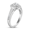 Thumbnail Image 2 of Now + Forever Diamond Engagement Ring 1/2 ct tw Oval & Round-cut in 14K White Gold