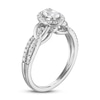 Thumbnail Image 2 of Now + Forever Diamond Engagement Ring 5/8 ct tw Oval & Round-cut in 14K White Gold