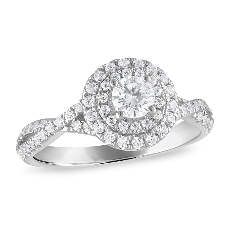 Main Image 1 of Now + Forever Diamond Engagement Ring 3/4 ct tw Round-cut 14K White Gold
