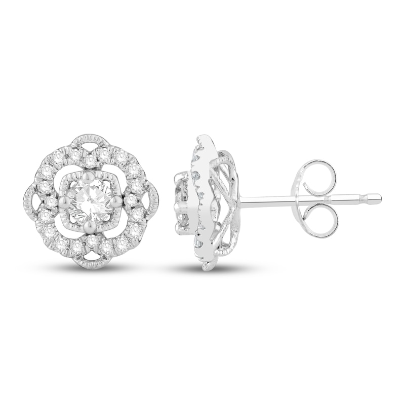 Neil Lane Diamond Earrings 3/8 ct tw Round-cut 14K White Gold