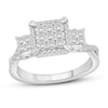 Thumbnail Image 0 of Diamond Engagement Ring 3/4 ct tw Princess & Round 10K White Gold