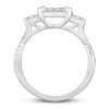 Thumbnail Image 2 of Now + Forever Diamond Engagement Ring 3/4 ct tw Princess & Round 10K White Gold