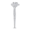 Thumbnail Image 2 of Now + Forever Diamond Engagement Ring 1/2 ct tw Pear & Round 14K White Gold