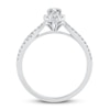 Thumbnail Image 3 of Now + Forever Diamond Engagement Ring 1/2 ct tw Pear & Round 14K White Gold