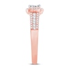 Thumbnail Image 2 of Now + Forever Diamond Engagement Ring 5/8 ct tw Princess & Round 14K Rose Gold