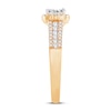 Thumbnail Image 2 of Now + Forever Diamond Engagement Ring 5/8 ct tw Princess & Round 14K Yellow Gold