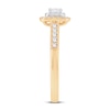Thumbnail Image 2 of Now + Forever Diamond Engagement Ring 1/2 ct tw Princess & Round 14K Yellow Gold