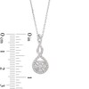 Thumbnail Image 2 of Neil Lane Diamond Necklace 3/8 ct tw 14K White Gold 19&quot;