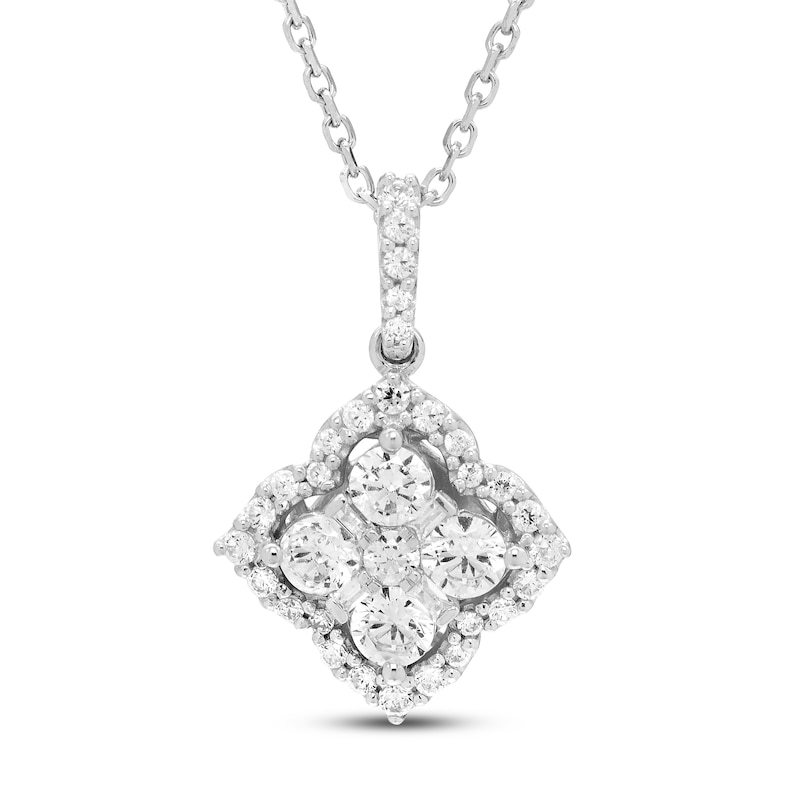 Main Image 1 of Neil Lane Diamond Necklace 5/8 ct tw 14K White Gold 19&quot;