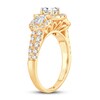 Thumbnail Image 2 of Memories Moments Magic Diamond Engagement Ring 1-1/2 ct tw Round-cut 14K Yellow Gold