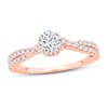 Thumbnail Image 1 of Now + Forever Diamond Engagement Ring 3/4 ct tw Round-cut 14K Rose Gold