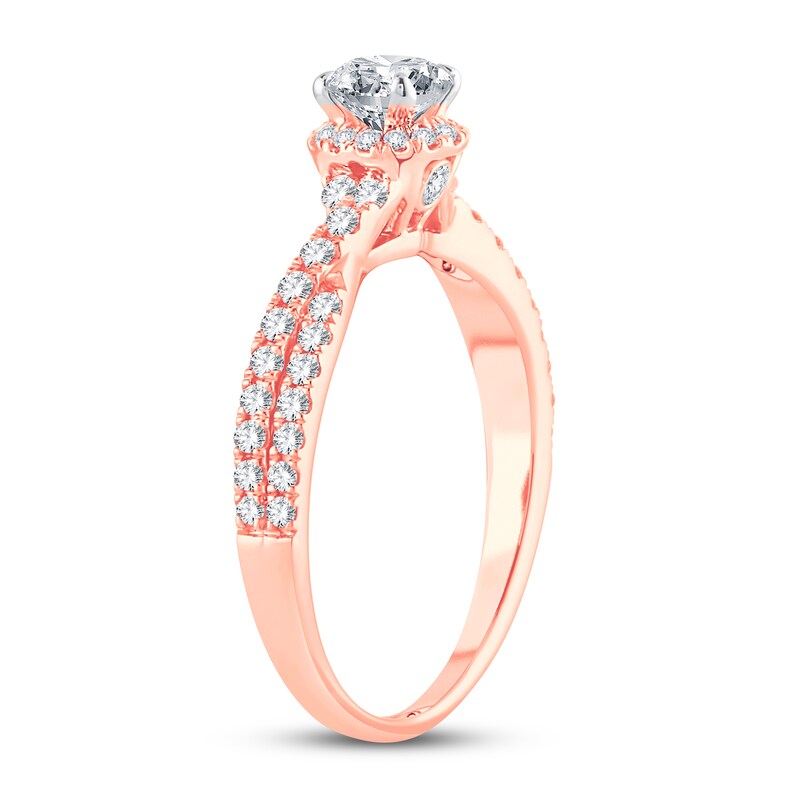 Main Image 2 of Now + Forever Diamond Engagement Ring 3/4 ct tw Round-cut 14K Rose Gold