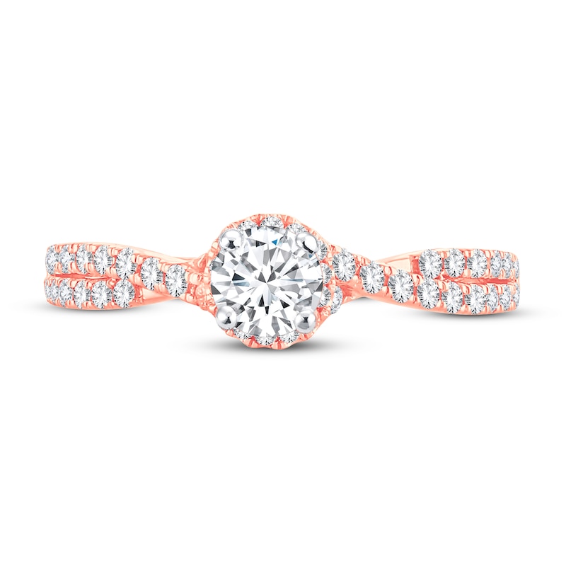 Main Image 3 of Now + Forever Diamond Engagement Ring 3/4 ct tw Round-cut 14K Rose Gold