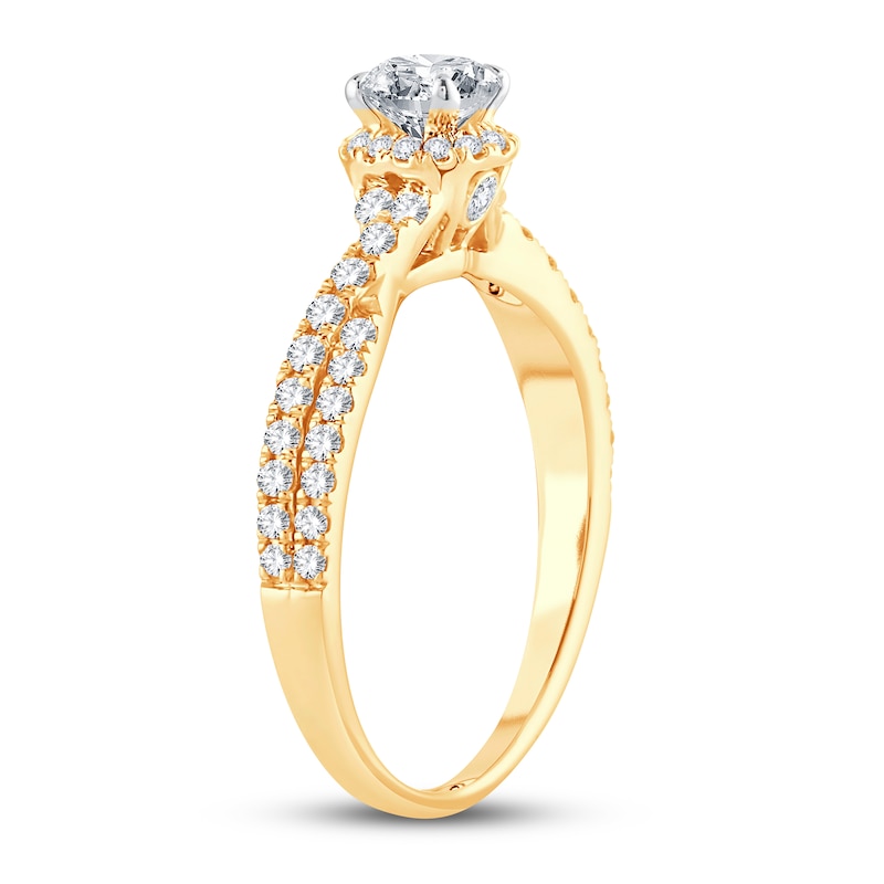 Main Image 2 of Now + Forever Diamond Engagement Ring 3/4 ct tw Round-cut 14K Yellow Gold