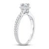 Thumbnail Image 1 of Diamond Engagement Ring 3/4 ct tw Oval & Round  14K White Gold