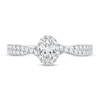 Thumbnail Image 3 of Now + Forever Diamond Engagement Ring 3/4 ct tw Oval & Round 14K White Gold