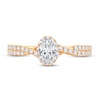 Thumbnail Image 3 of Now + Forever Diamond Engagement Ring 3/4 ct tw Oval & Round 14K Yellow Gold