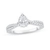Thumbnail Image 1 of Now + Forever Diamond Engagement Ring 3/4 ct tw Pear & Round 14K White Gold