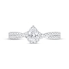 Thumbnail Image 3 of Now + Forever Diamond Engagement Ring 3/4 ct tw Pear & Round 14K White Gold