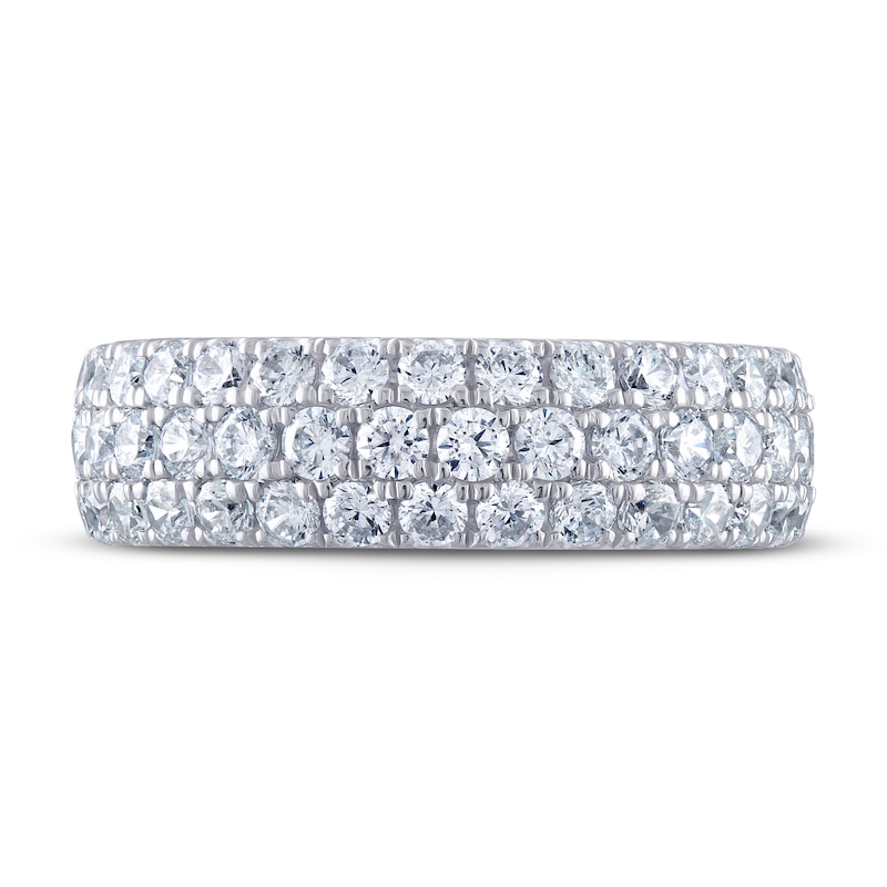 Main Image 3 of THE LEO Ideal Cut Diamond Anniversary Ring 1-1/2 ct tw 14K White Gold