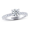 Thumbnail Image 0 of THE LEO Ideal Cut Diamond Engagement Ring 1-1/4 ct tw 14K White Gold
