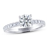 Thumbnail Image 1 of THE LEO Ideal Cut Diamond Engagement Ring 1-1/4 ct tw 14K White Gold