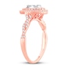 Thumbnail Image 2 of Now + Forever Multi-Diamond Engagement Ring 1/2 ct tw Round-cut 10K Rose Gold