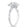 Thumbnail Image 2 of Now + Forever Multi-Diamond Engagement Ring 1/2 ct tw Round-cut 10K White Gold