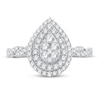 Thumbnail Image 3 of Now + Forever Multi-Diamond Engagement Ring 1/2 ct tw Round-cut 10K White Gold