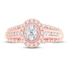 Thumbnail Image 3 of Now + Forever Multi-Stone Diamond Engagement Ring 1/2 ct tw Round-cut 10K Rose Gold