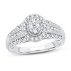 Thumbnail Image 1 of Now + Forever Multi-Stone Diamond Engagement Ring 1/2 ct tw Round-cut 10K White Gold