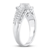 Thumbnail Image 2 of Now + Forever Multi-Stone Diamond Engagement Ring 1/2 ct tw Round-cut 10K White Gold