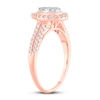 Thumbnail Image 2 of Now + Forever Multi-Stone Diamond Engagement Ring 1/2 ct tw Round-cut 10K Rose Gold