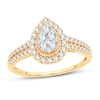 Thumbnail Image 0 of Multi-Stone Diamond Engagement Ring 1/2 ct tw Round-cut 10K Yellow Gold