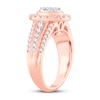 Thumbnail Image 1 of Multi-Stone Diamond Engagement Ring 1 ct tw Round-cut 10K Rose Gold