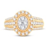 Thumbnail Image 3 of Now + Forever Multi-Stone Diamond Engagement Ring 1 ct tw Round-cut 10K Yellow Gold