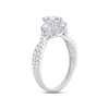 Thumbnail Image 2 of Memories Moments Magic Diamond Engagement Ring Pear & Round 1 ct tw 14K White Gold