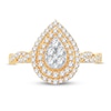 Thumbnail Image 2 of Multi-Stone Diamond Engagement Ring 1/2 ct tw Round-cut 10K Yellow Gold