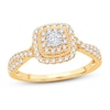 Thumbnail Image 0 of Diamond Engagement Ring 1/2 ct tw Round-cut 10K Yellow Gold