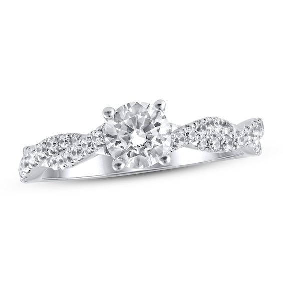 Lab-Created Diamonds by KAY Engagement Ring 1 ct tw 14K White Gold