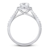 Thumbnail Image 3 of Lab-Grown Diamonds Engagement Ring 1-1/3 ct tw 14K White Gold