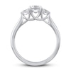 Thumbnail Image 3 of Lab-Grown Diamonds Three-Stone Engagement Ring 1 ct tw 14K White Gold